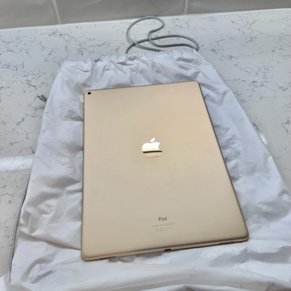 Apple 12.9” iPad Pro 128 GB (2nd Generation) Tablet in Gold comes with 2 cases. - Picture 4 of 16